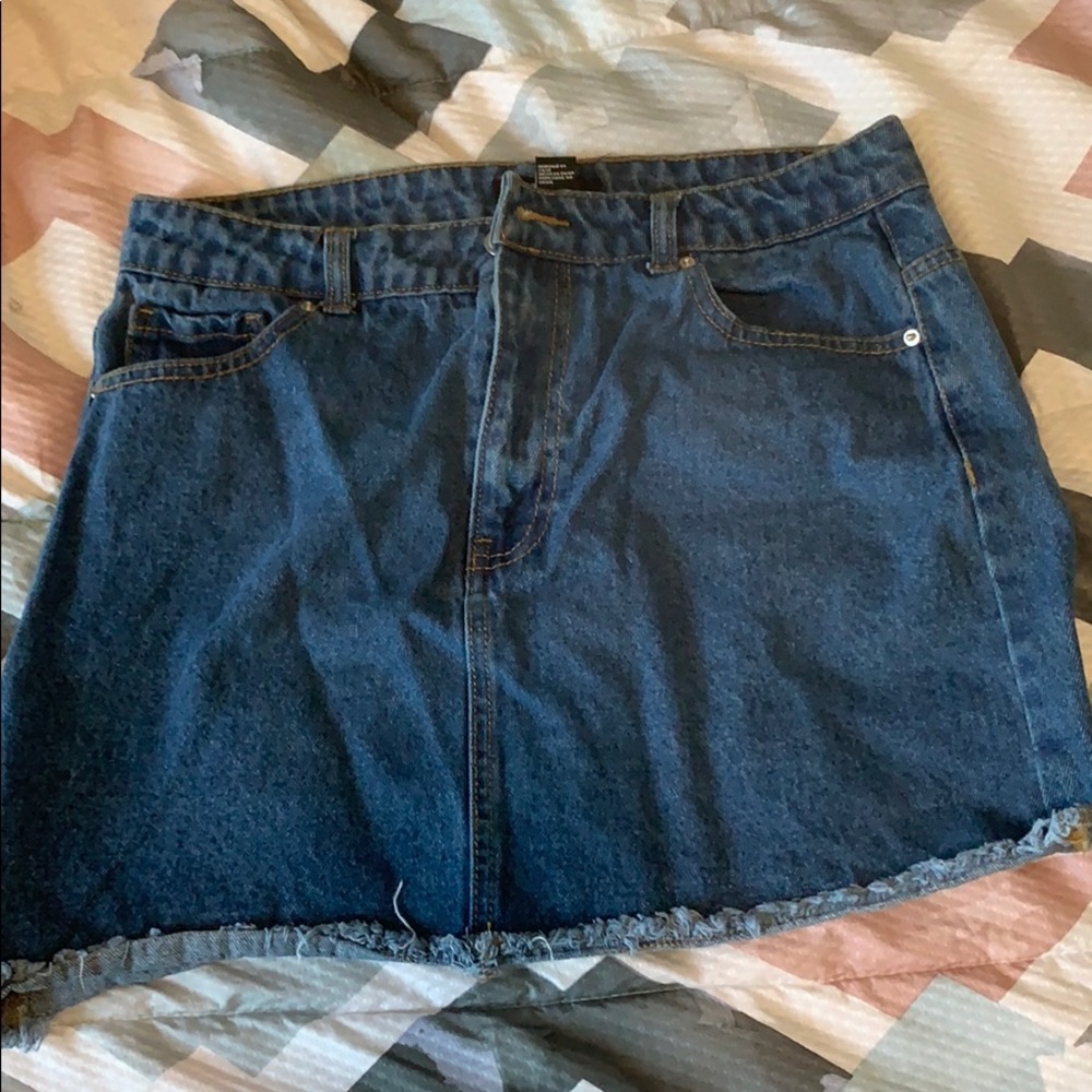Denim skirt